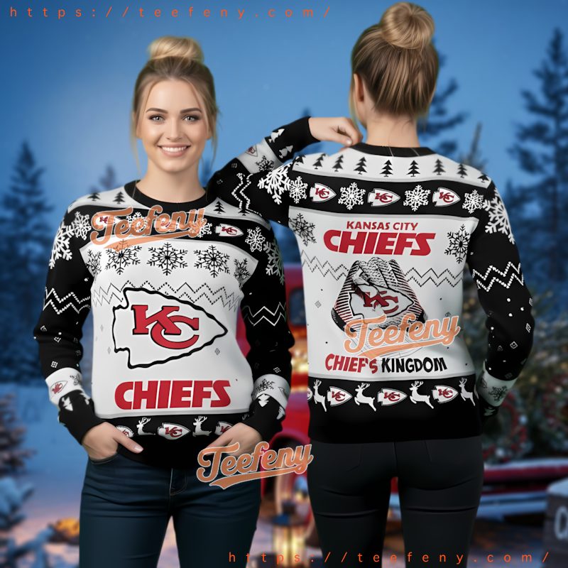 Kansas City Chiefs Chiefs Kingdom Ugly Christmas Sweater Holiday