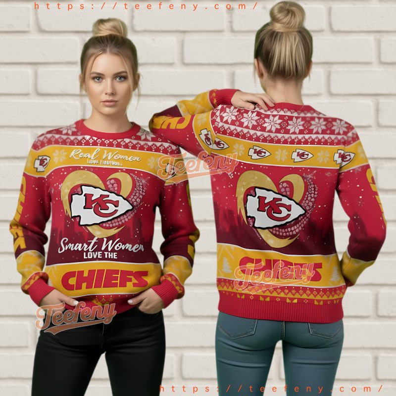 Kansas City Chiefs Real Women Fan Ugly Christmas Sweater