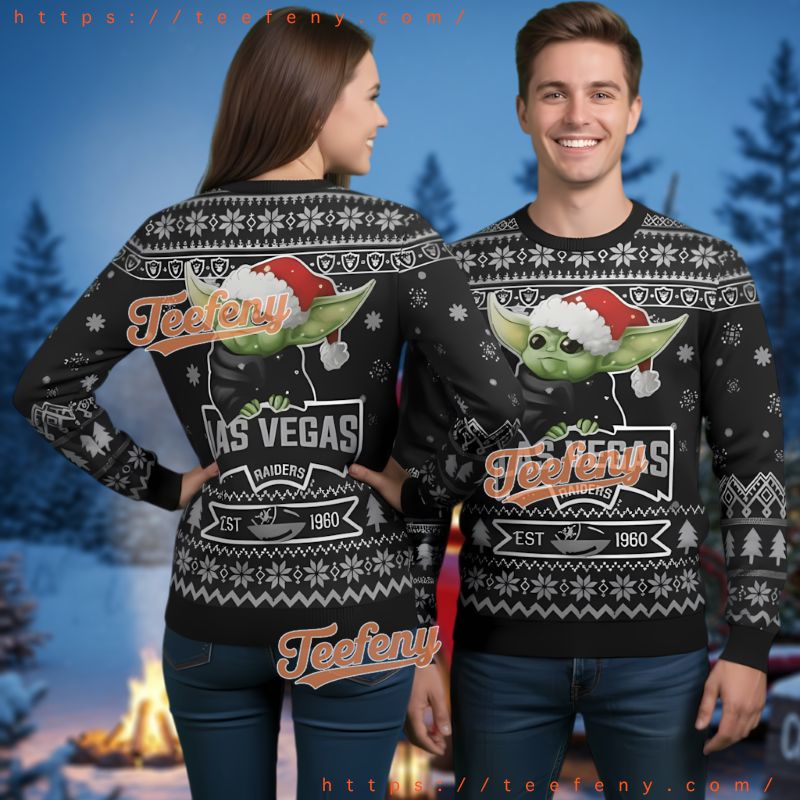 Houston Texans Winged Skull Ugly Christmas Sweater Design