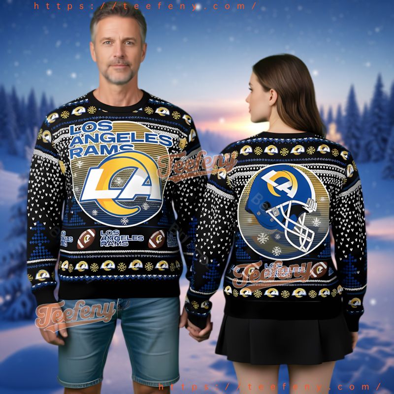 Los Angeles Chargers Snoopy Football Ugly Christmas Sweater