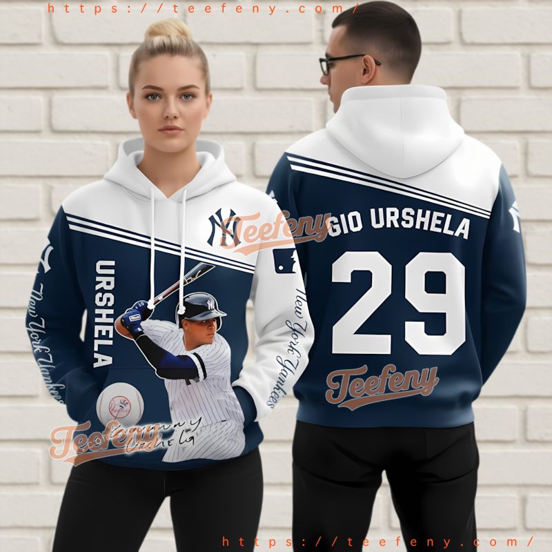 New York Yankees Gio Urshela 3D Hoodie Mens Womens
