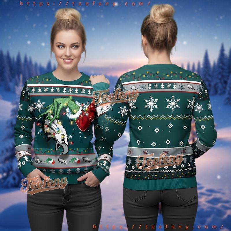 Personalized Pittsburgh Steelers Mickey Ugly Christmas Sweater Hohoho