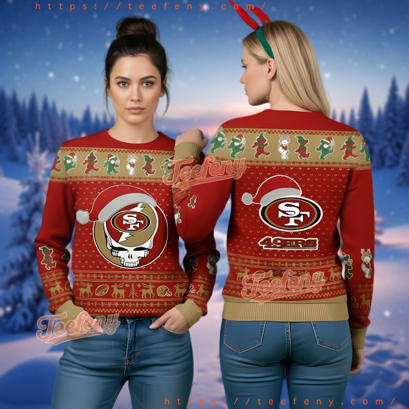 San Francisco 49Ers Steal Your Face Ugly Christmas Sweater