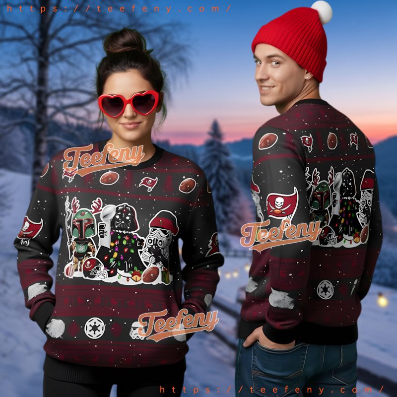 Seattle Seahawks Winter Forest Ugly Christmas Sweater