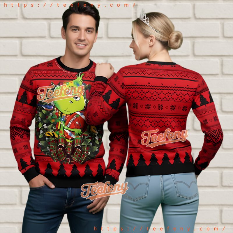 Seattle Seahawks Vs 49Ers Grinch Christmas Ugly Sweater