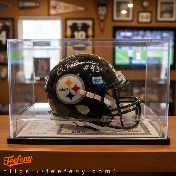 A Collectible Signed Mini Helmet A Collectible Signed Mini Helmet