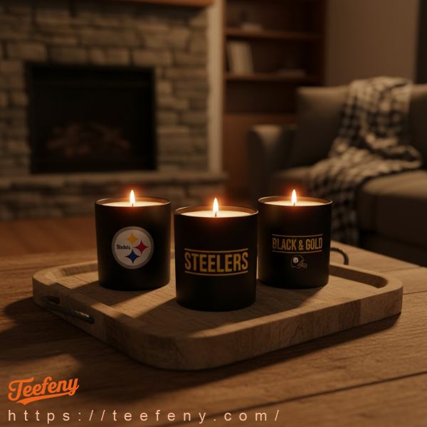 Steelers Candle Set A Warm Glow Of Loyalty Steelers Candle Set A Warm Glow Of Loyalty