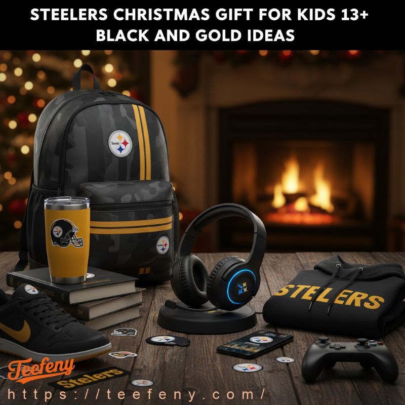 Steelers Christmas Gift for Kids 13+ Black and Gold Ideas