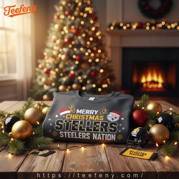 Steelers Christmas Shirt A Festive Touch of Team Spirit Steelers Christmas Shirt A Festive Touch of Team Spirit