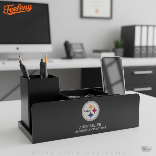 Steelers Desktop Organizer Steelers Desktop Organizer