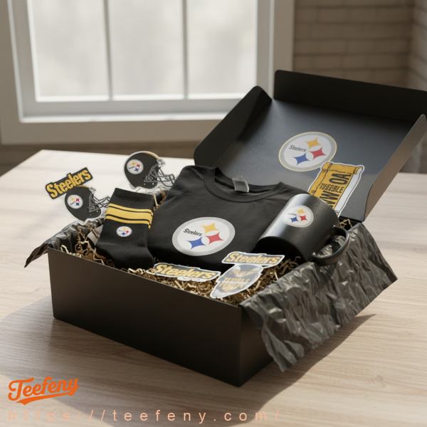 15 Heartfelt Steelers Gifts for Dad That He’ll Treasure Forever 9 Steelers Gift Box A Complete Fan Package