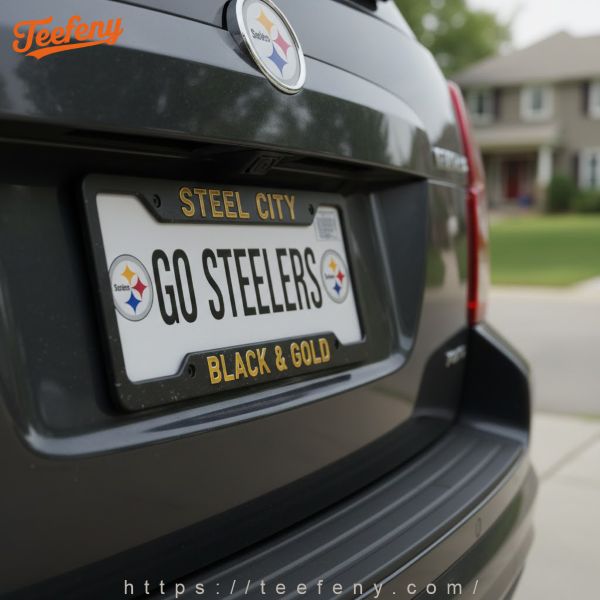 Steelers License Plate Frame Steelers License Plate Frame