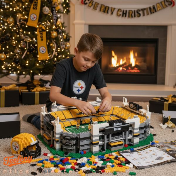 Steelers Themed Building Block Set