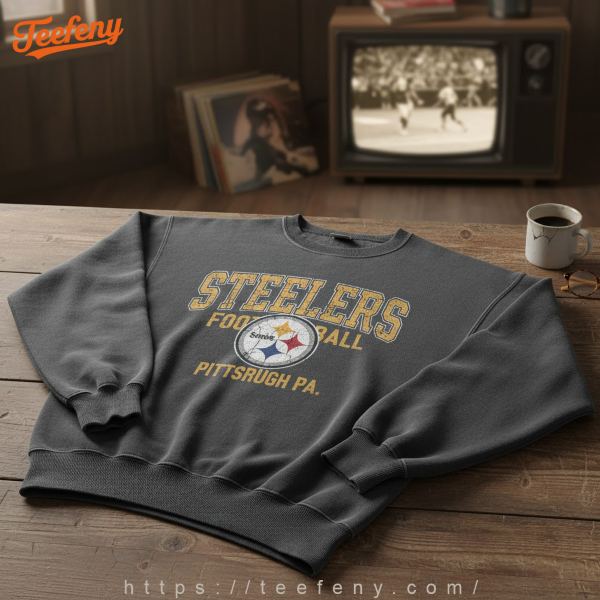 Vintage Style Steelers Graphic Sweatshirt Vintage Style Steelers Graphic Sweatshirt