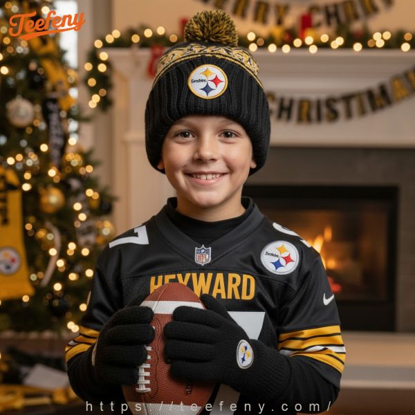 Youth Replica Football Jersey Team Logo Beanie And Glove Set