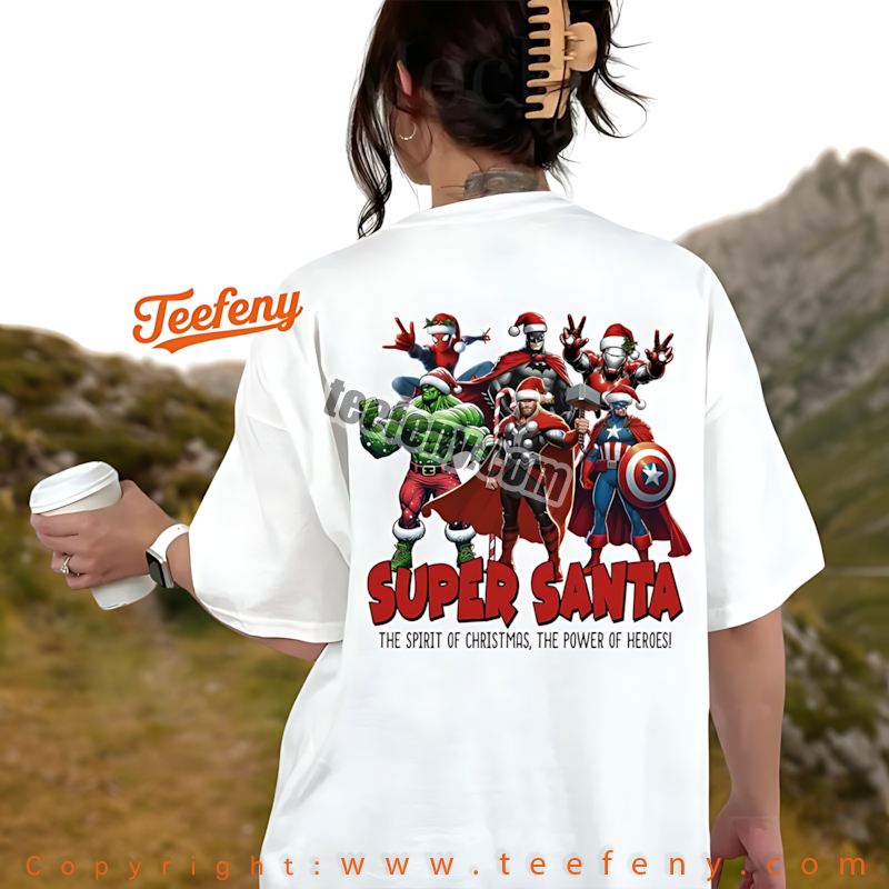 Avengers Christmas Shirt Hulk Thor Captain America Iron Man