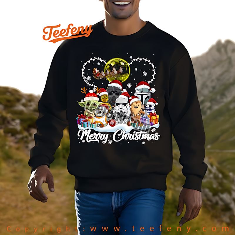 Darth Vader Christmas Long Sleeve Yoda Stormtrooper Chewbacca Star Wars Darth Vader Christmas Long Sleeve Yoda Stormtrooper Chewbacca Star Wars