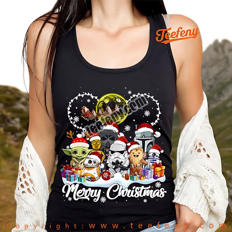 Darth Vader Christmas Tanktop Yoda Stormtrooper Chewbacca Star Wars Darth Vader Christmas Tanktop Yoda Stormtrooper Chewbacca Star Wars