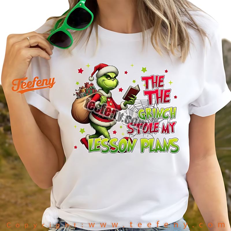 Grinch Ugly Christmas Sweater Shirt Reindeer Antlers