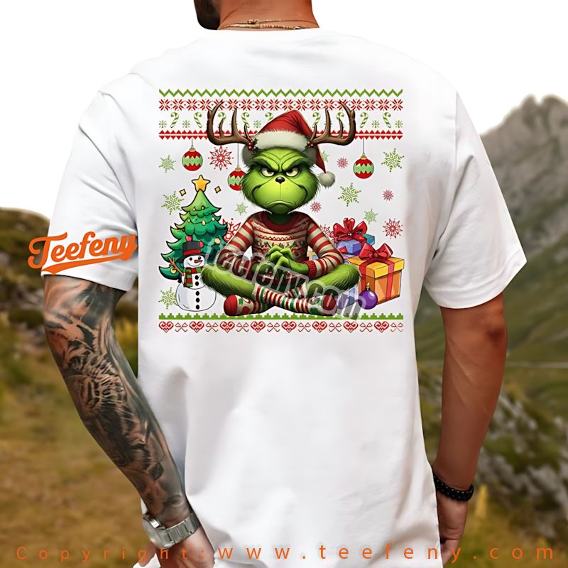 Grinch You Sound Better With Your Mouth Closed Christmas Shirt