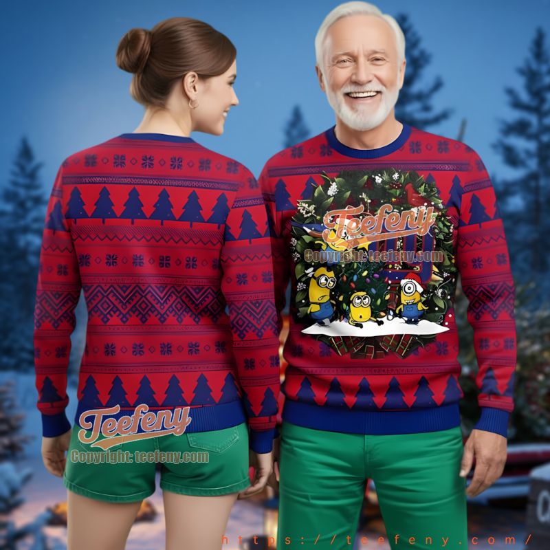 New York Giants Funny Minions Ugly Christmas Sweater