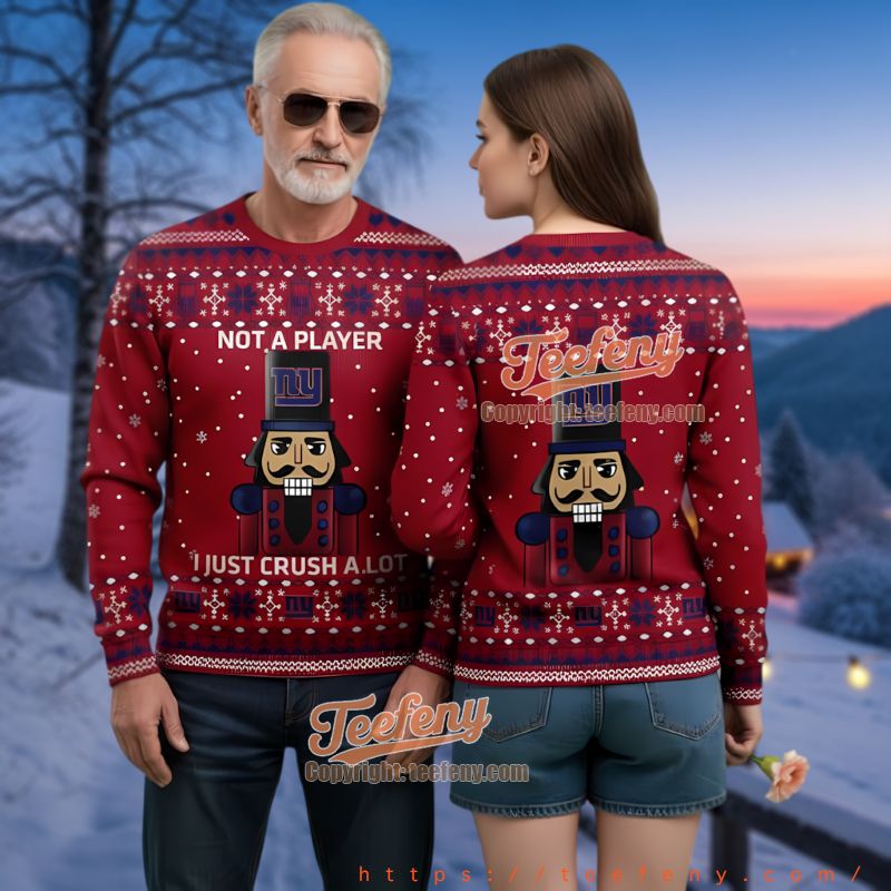 New York Giants Funny Nutcracker Ugly Christmas Sweater