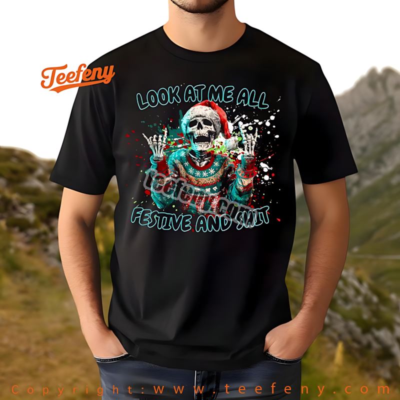 Sarcastic Christmas Grinch Shirt Nice Person But Everyone Is Stupid Quote