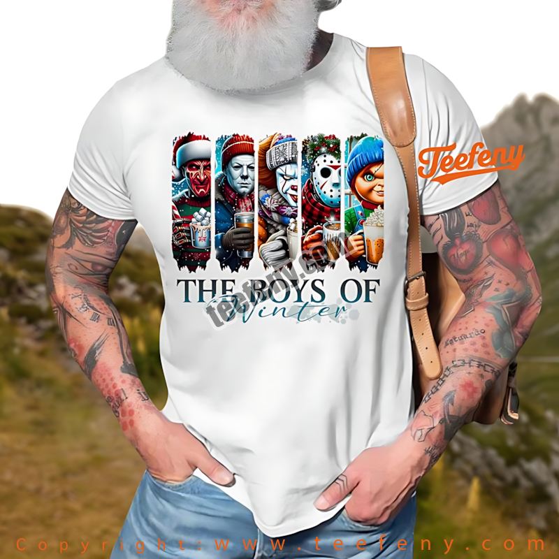 The Boys Of Winter Scary Christmas Shirt