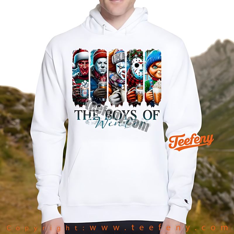 The Boys Of Winter Scary Christmas Hoodie The Boys Of Winter Scary Christmas Hoodie