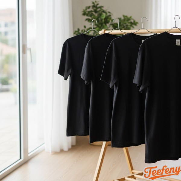 Air Drying Black T Shirts Indoors