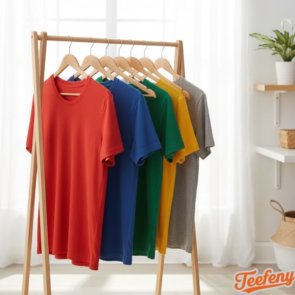 Air Drying T Shirts On Hangers Naturally