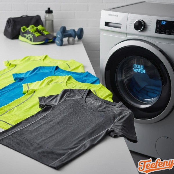 Athletic Performance T Shirts Cold Water Washing Care