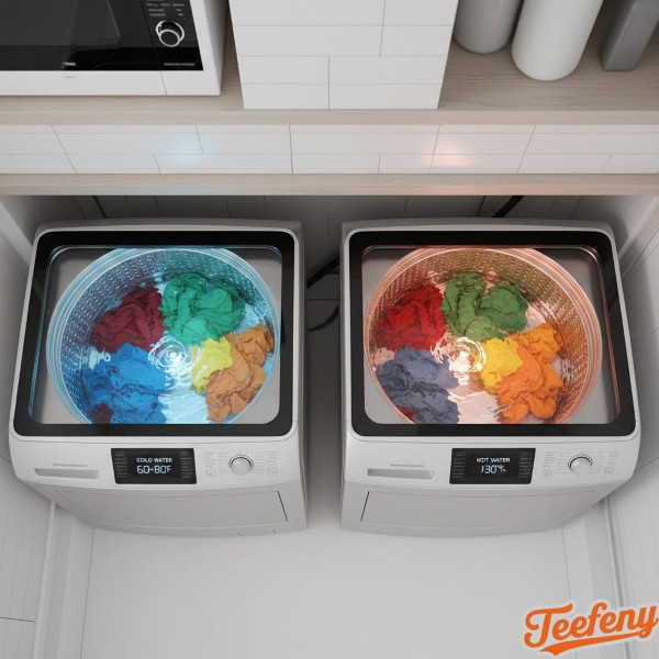 Cold Water Vs Hot Water T Shirts Temperature Comparison