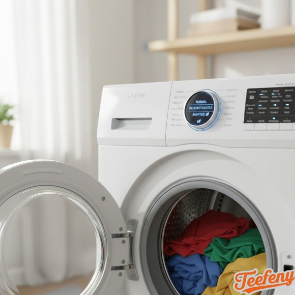 Delicate Gentle Wash Cycle Settings Selection
