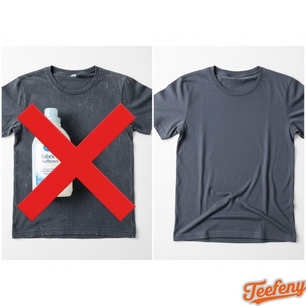 Fabric Softener Bottle Not Recommended For T Shirts