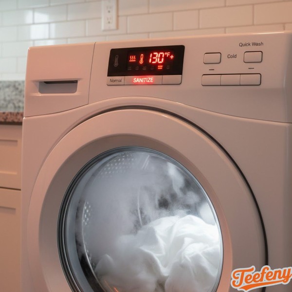 Hot Water Washing Machine Sanitization Cycle Setting