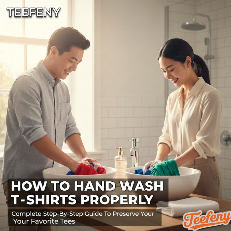 How to Hand Wash T-Shirts Properly