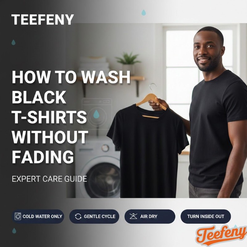 How to Wash Black T-Shirts Without Fading