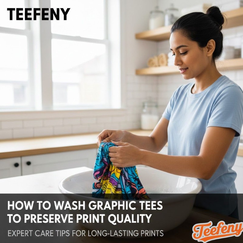 How to Wash Graphic Tees to Preserve Print Quality