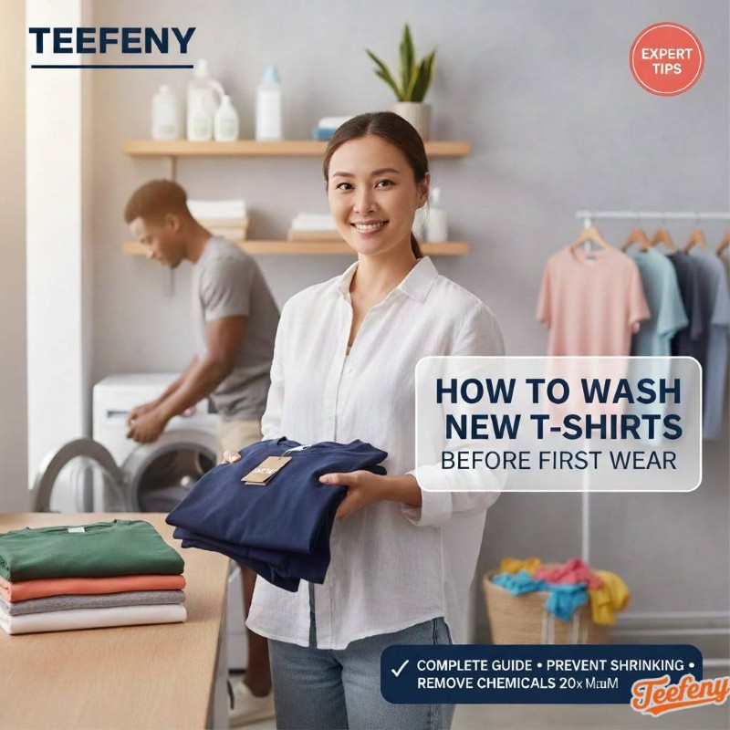 How to Wash New T-Shirts Before First Wear