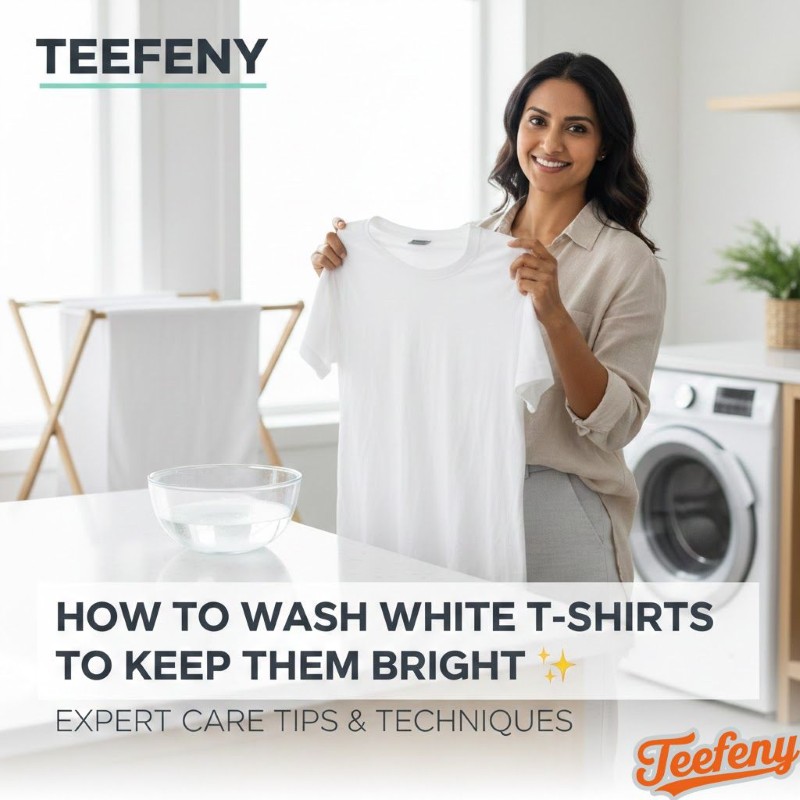 How to Wash White T-Shirts to Keep Them Bright