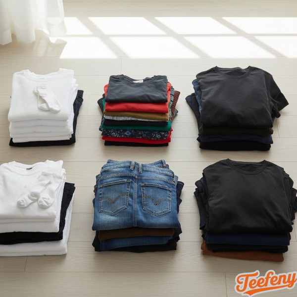 Sorting Dark Clothes For Washing