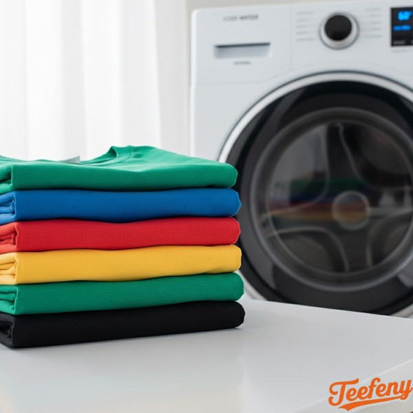 Vibrant Colored T Shirts After Cold Water Washing