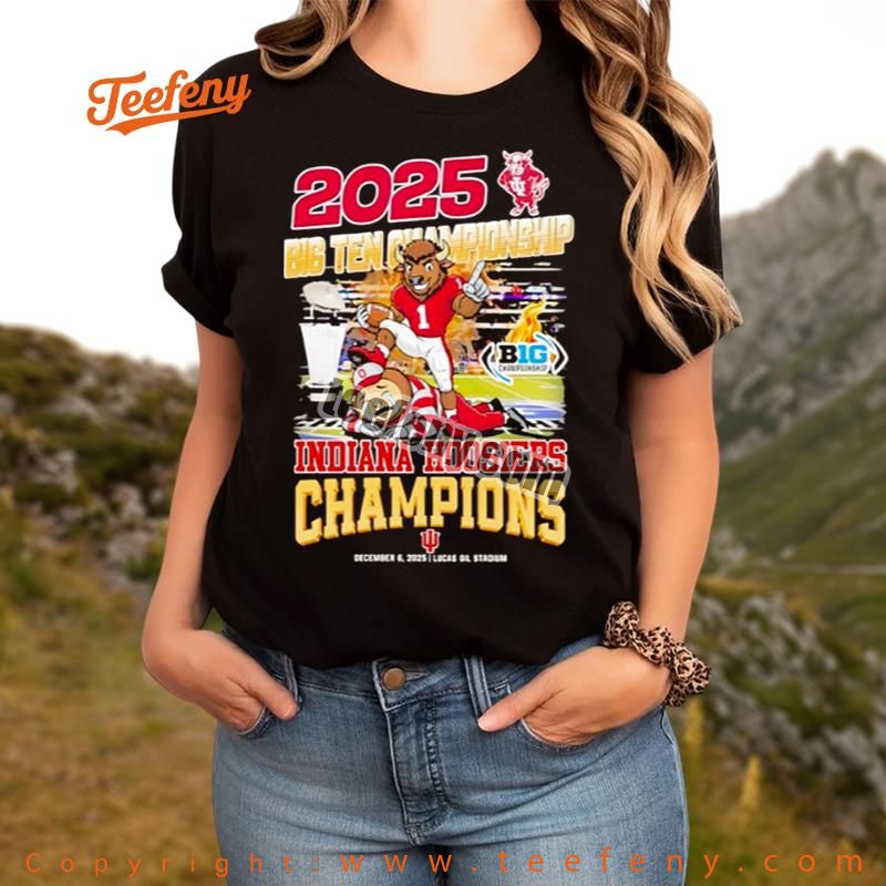 Big Ten Championship Indiana Hoosiers Beat Ohio State Buckeye Shirt Women