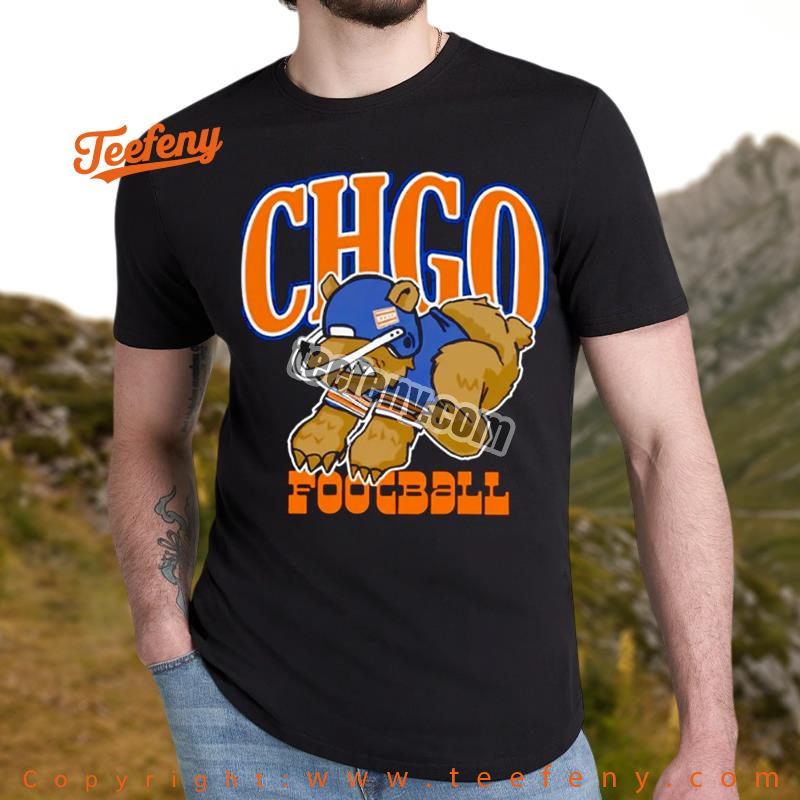 Chicago Bears Football Cartoon Shirt For Teen