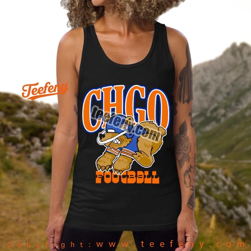 Chicago Bears Football Cartoon Tanktop For Teen Chicago Bears Football Cartoon Tanktop For Teen