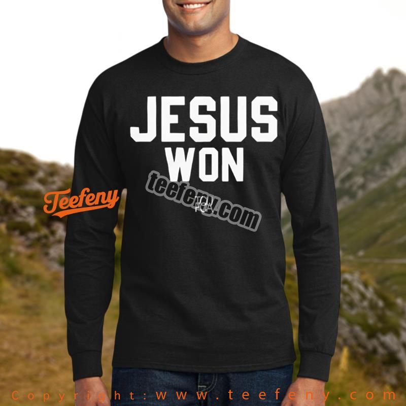 Jesus Won Tcu Fca Fellowship Of Christian Athletes Long Sleeve Jesus Won Tcu Fca Fellowship Of Christian Athletes Long Sleeve