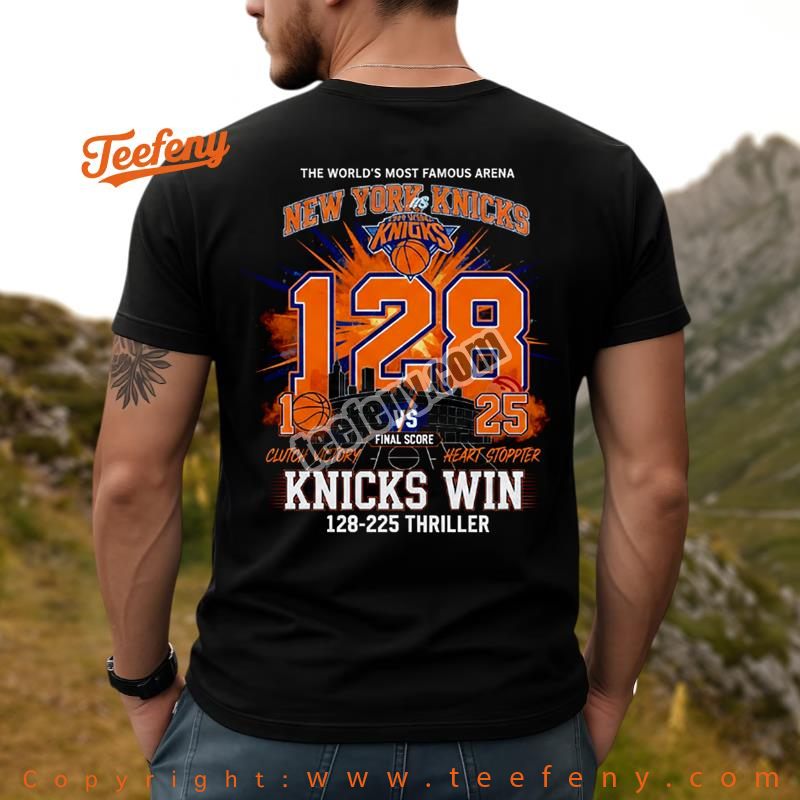 Knicks Vs Hawks 128 125 Shirt Nba Gifts