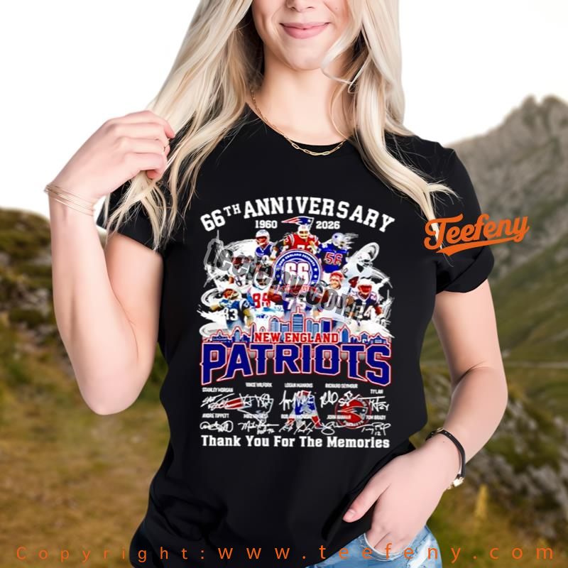 Patriots 66Th Anniversary Thank For The Memories 1960 2026 Loyal Fan Shirt