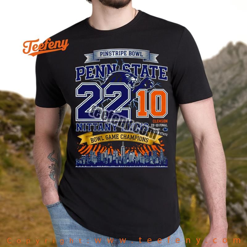 Penn State Vs Clemson 10 22 Pinstripe Bowl Ncaa Shirt